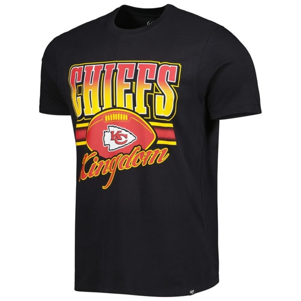 🏈’47, Sz Large, Short Sleeve, “Chiefs Kingdom”, Kansas City Chiefs Graphic Shirt